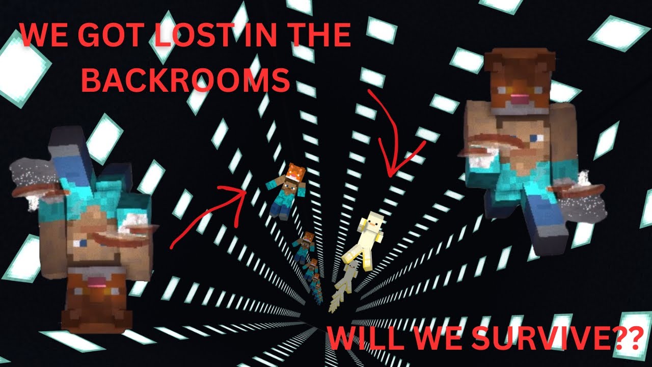 Minecraft Horror SMP ep.2 LOST IN THE BACKROOMS