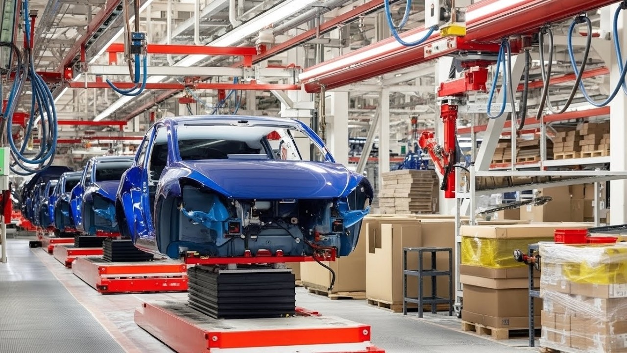 Inside the Tesla Gigafactory &ndash; How Electric Cars Are Mass-Produced (Full Process)