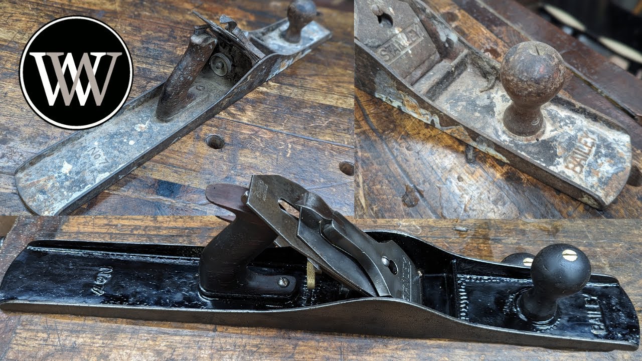 Restoring a Stanley #7 Hand Plane ASMR ish