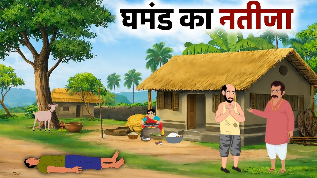 अमीर भाई का घमंड और गरीब भाई की किस्मत | Hindi Animated Story 