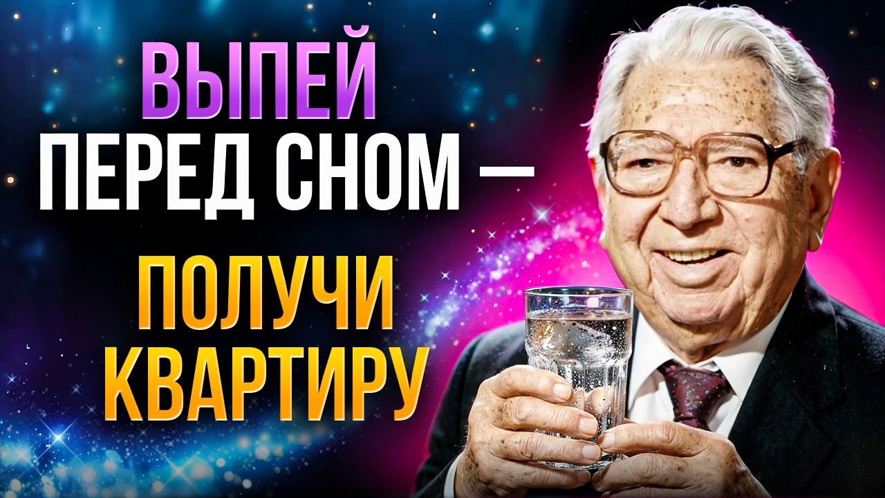 СТАКАН ВОДЫ -  Бесценная Техника Хосе Сильва! РАБОТАЕТ Моментально с ПЕРВОГО РАЗА! Получи ЖЕЛАЕМОЕ