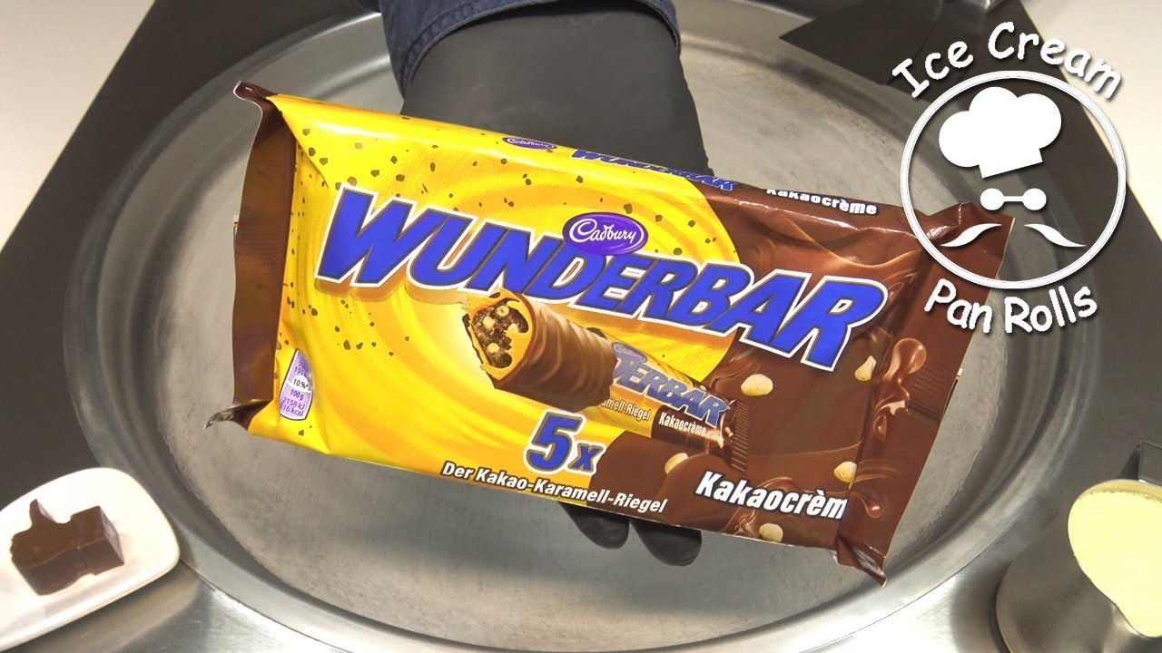 Cadbury Wunderbar Ice Cream Rolls | ASMR | street food sound in 4k uhd