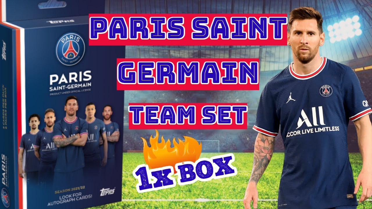 Topps Paris Saint Germain Team Set / 1x Box opening 🔥 / Amazing pulls 😱