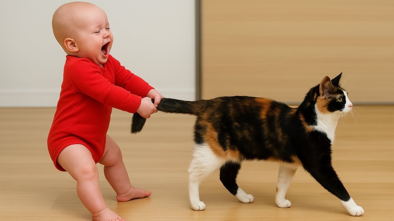 When Kittens Think Babies Are Their Own Kittens – Cute & Funny Cat Videos