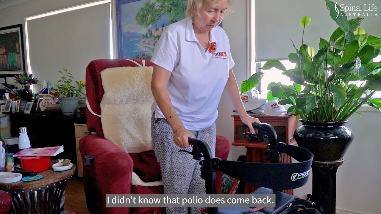 Polio survivor Lyn shares her story