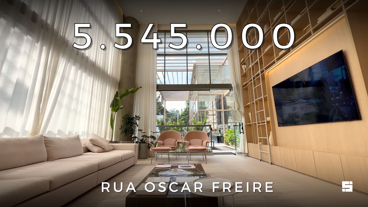 OSCAR FREIRE UNLIMITED por SCOMPARIN - Tour no Maravilhoso Apartamento Decorado de 220m&sup2;
