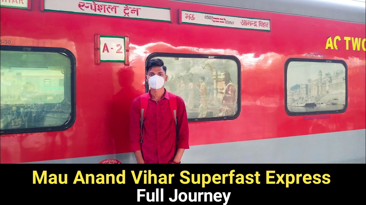 Mau Anand Vihar Superfast Express **A Complete Journey** Train Ma New Phone ka Unboxing***