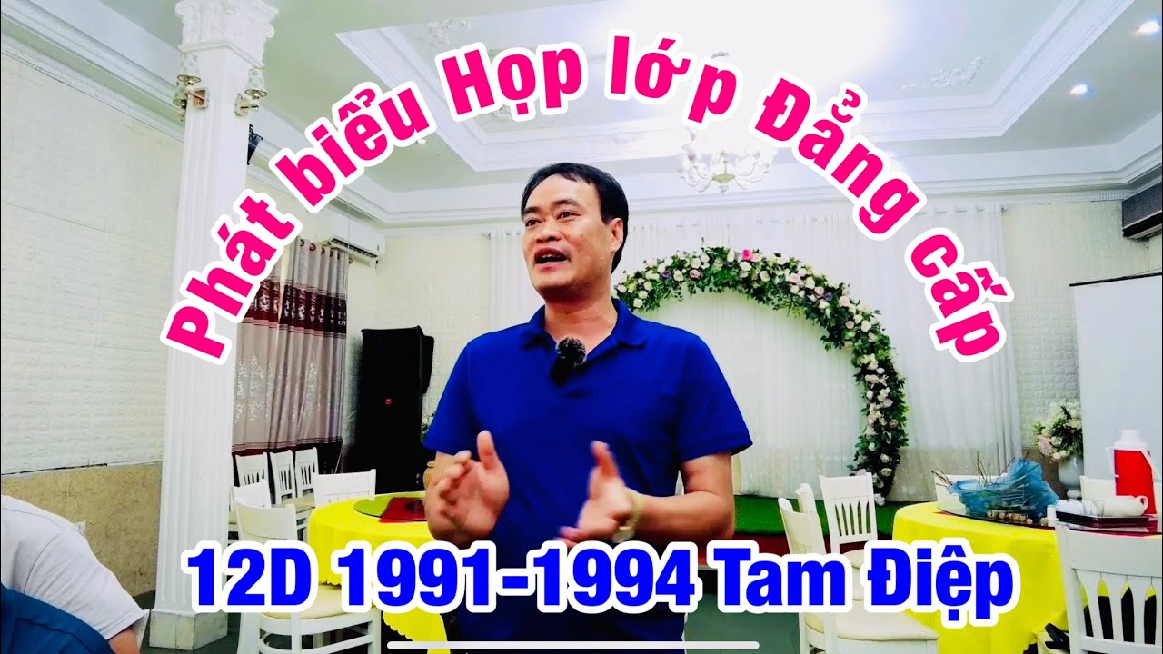 Bài phát biểu Họp lớp đẳng cấp không cần soạn trước || Phát biểu bế mạc họp lớp