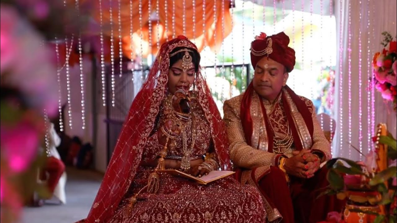 The Wedding Ceremony of Varsha & Richard in Trinidad