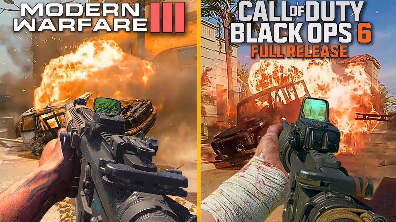 Attention to Detail & Physics Comparison: Modern Warfare III Vs Black ops 6