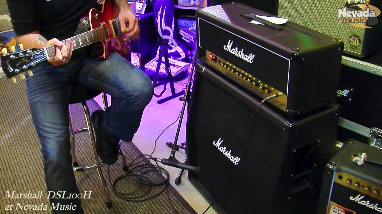Marshall DSL100 Head demo with Chris George at PMT