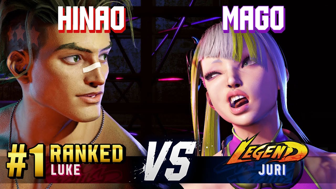 SF6 ▰ HINAO (#1 Ranked Luke) vs MAGO (Juri) ▰ High Level Gameplay