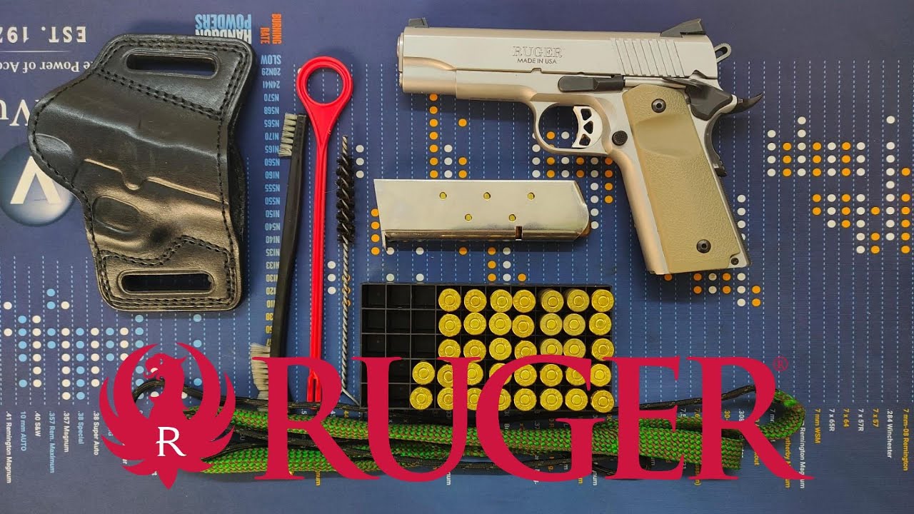 Ruger SR1911/Colt 1911 Field Strip. Cleaning.