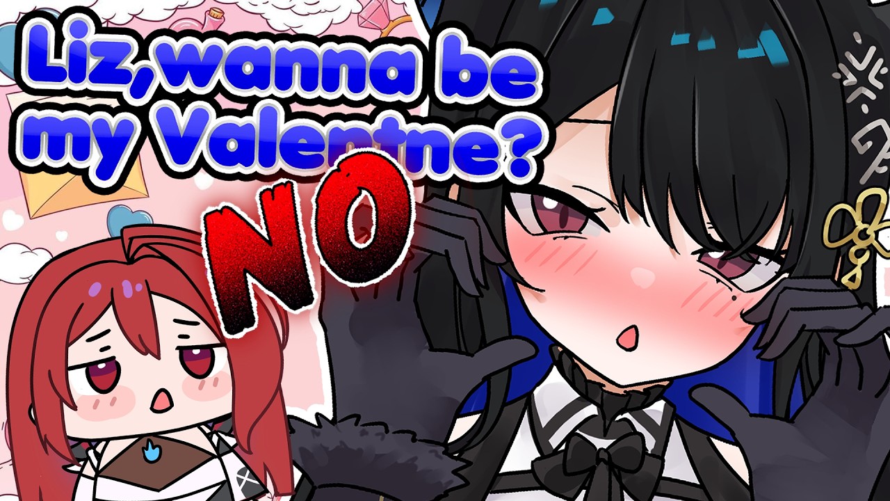 Nerissa didn’t expect Liz’s answer to her Valentine request【Hololive Animation】