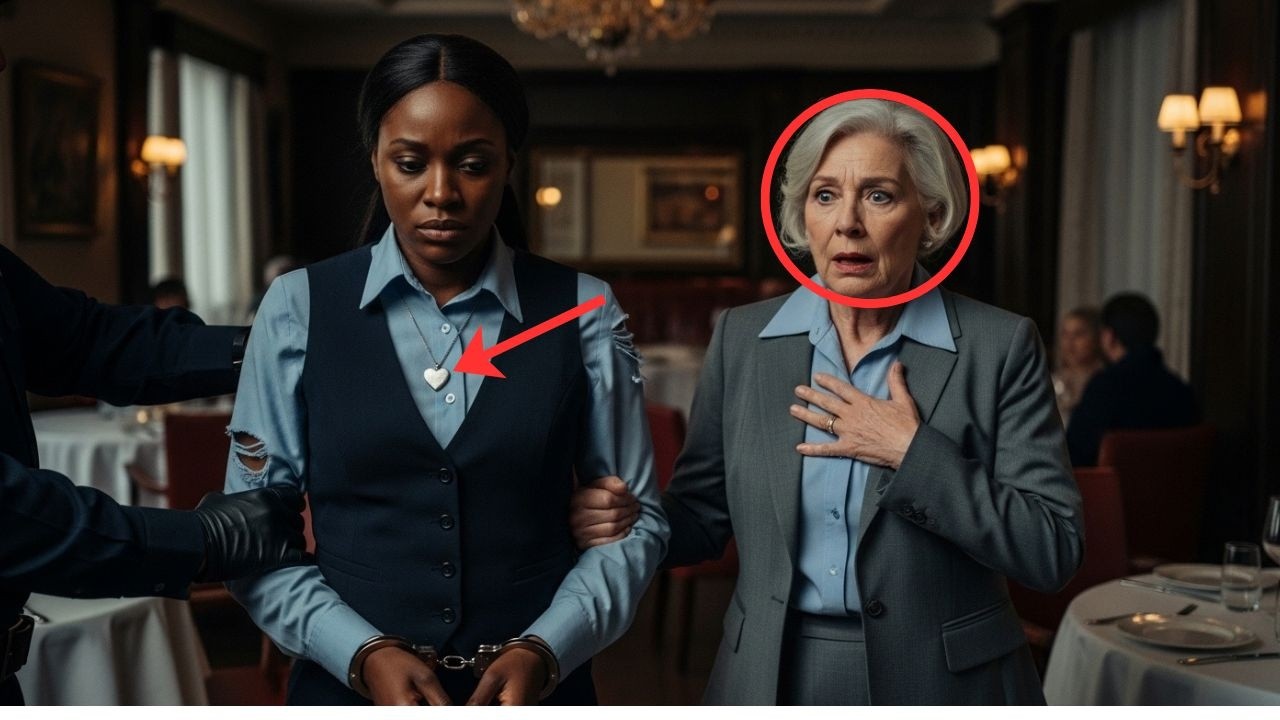 The Black Waitress Was Handcuffed For Stealing — Then The Mafia Boss Grandma Saw The Necklace