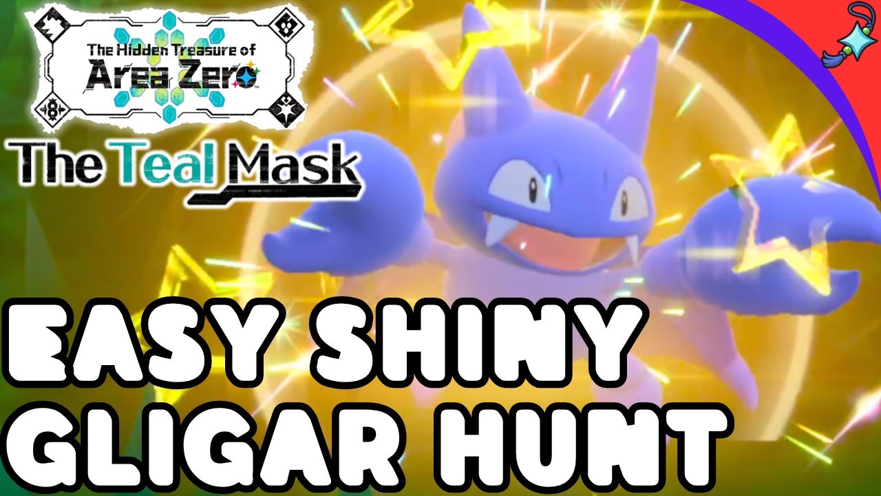 ЛЕГКИЙ блестящий эксплойт GLIGAR для маски Pokemon Scarlet Violet Teal