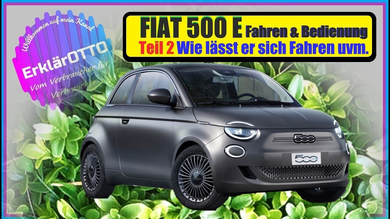 Fiat 500 E🔋Teil 2 Fahren & Bedienung uvm. Meine Eindrücke was ich GUT finde und was NICHT❗❓