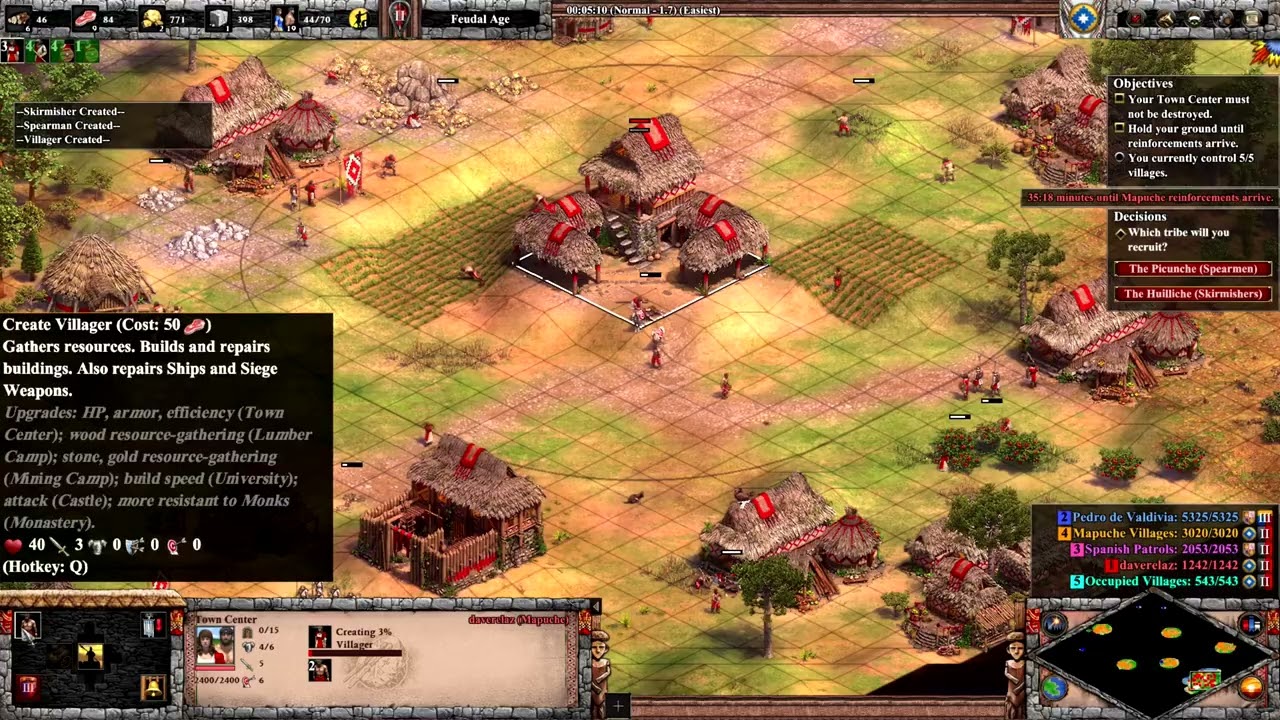 Age of Empires - South America - Lautaro - 1.  Gods of Death and Terror