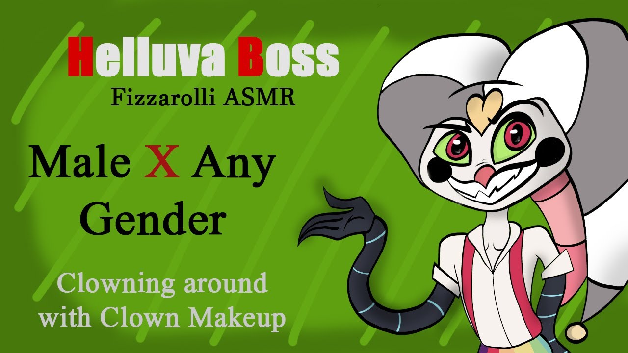 Helluva Boss ASMR-  Fizzarolli does your makeup- Brushing, Dapping and Air- M4A