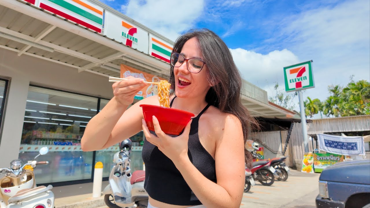 ich esse 24 Stunden nur bei 7 ELEVEN in Thailand