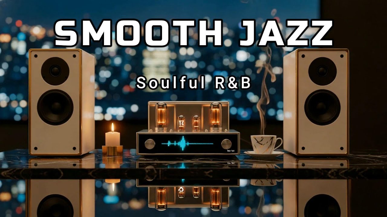 Smooth Jazz & Soulful R&B Grooves Cozy Cafe Ambience – Relax & Focus