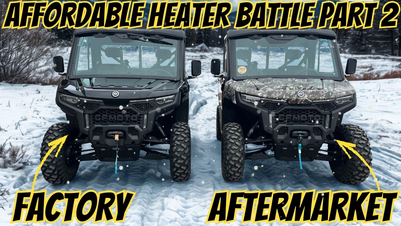 Cold Weather Heater Test on CF Moto U10 Pro - The Results
