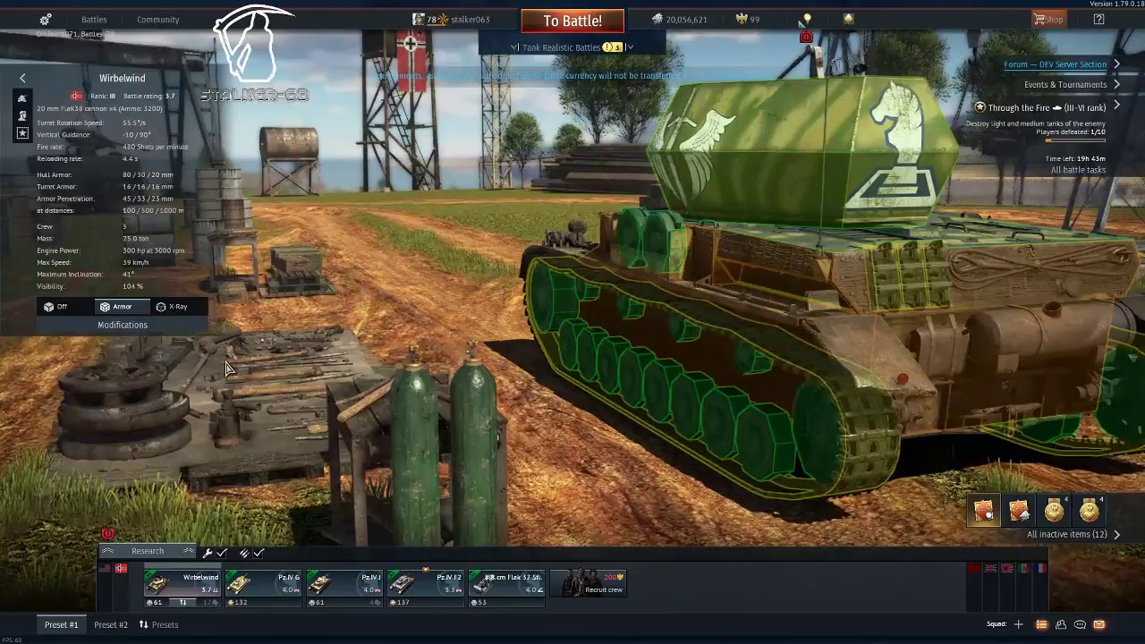 War Thunder 1.79 Over View Dev. Server