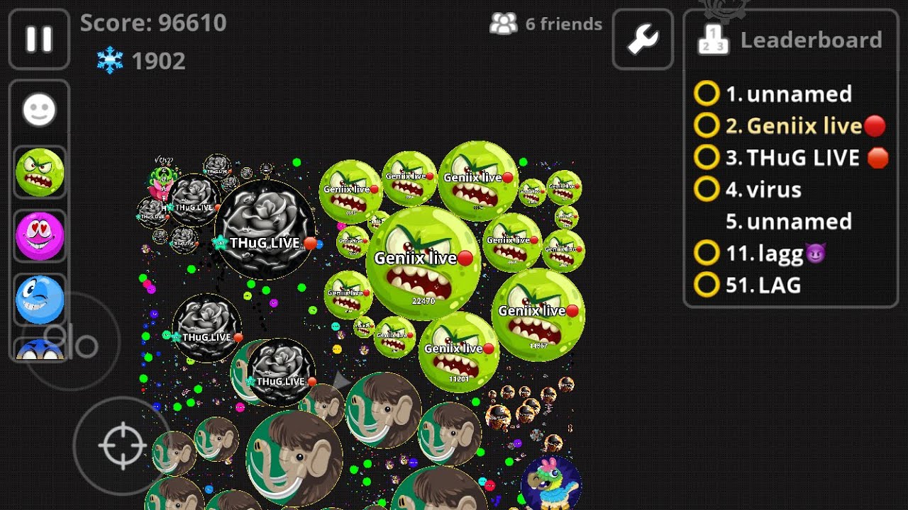 Genix YT is Live | Agar.io | Ap southeast 1 🛑