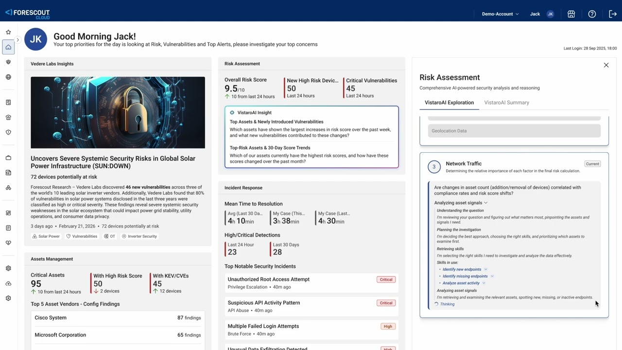 Introducing Forescout VistaroAI™ | The First Skills‑Based Agentic AI for Cybersecurity