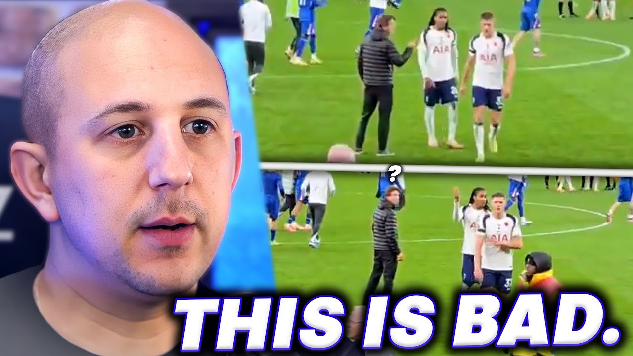 Spurs Players Ignore Thomas Frank At Final Whistle...