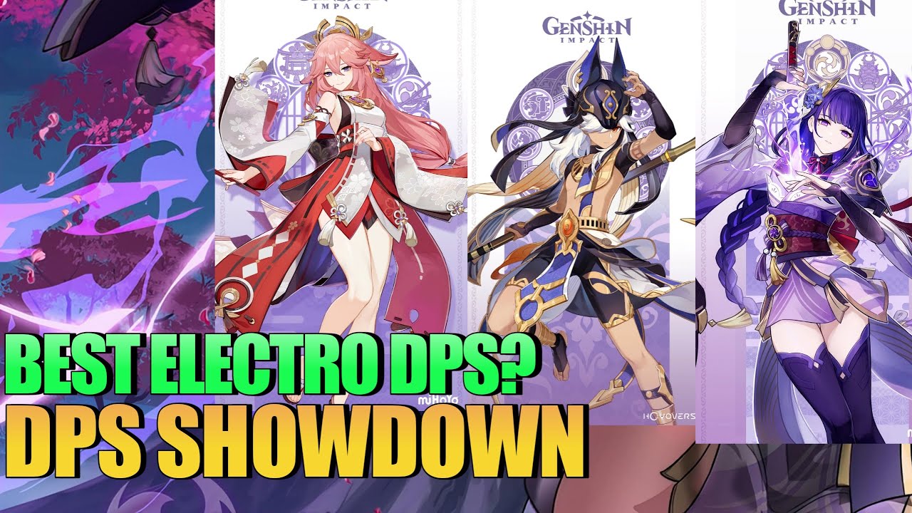 CYNO VS RAIDEN VS YAE MIKO - DPS Showdown || Who's the STRONGEST F2P Electro DPS? Geshin Impact