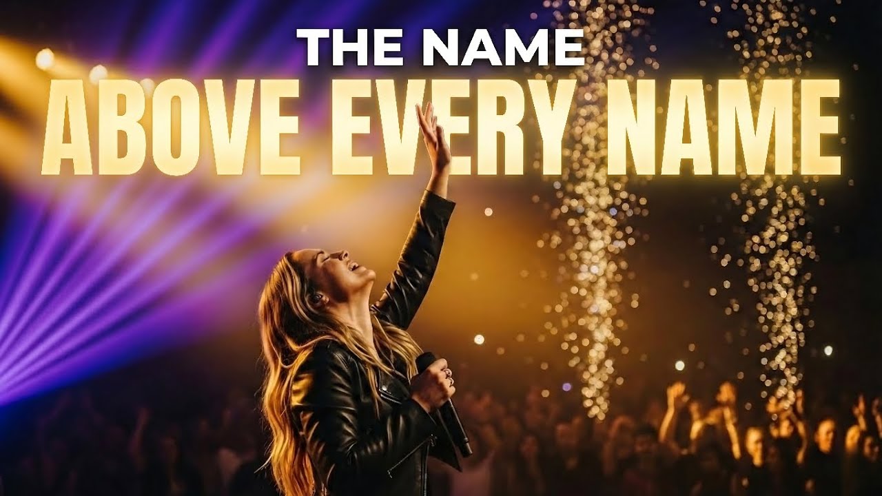 The Name Above Every Name – Worship Song 2025 (Lyrics) | GloryWave 