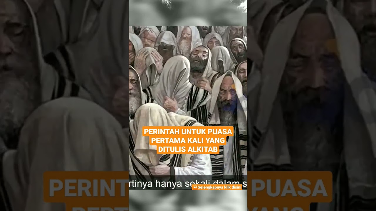 PERINTAH UNTUK BERPUASA PERTAMA KALI YANG DITULIS ALKITAB | #faktaalkitab