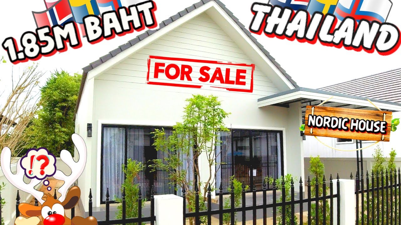 3 BEDROOM ($62K) NORDIC STYLE HOUSE FOR SALE IN THAILAND !! This is NOT Pattaya folks 4 !!