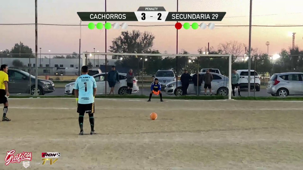 PENALES POR EL PASE
CACHORROS VS SECUNDARIA 29
LIGUILLA