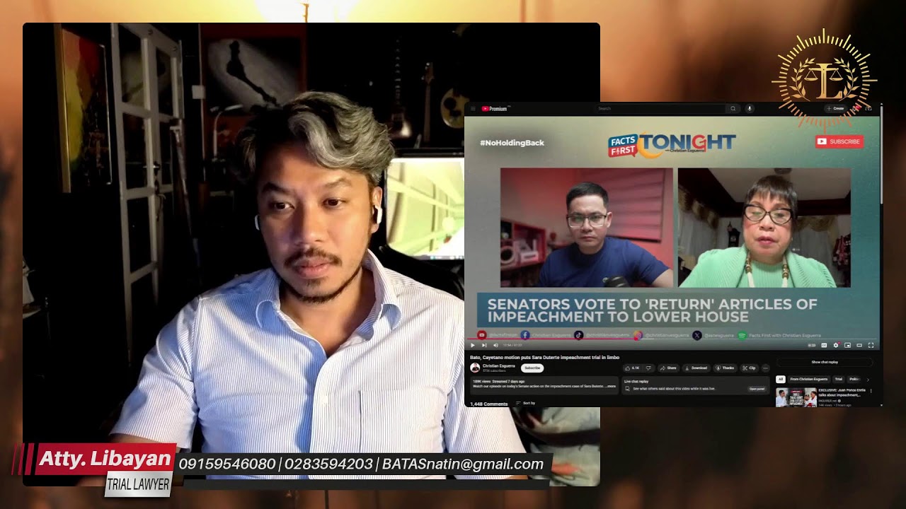 DEBUNKING ATTY. LORNA KAPUNAN ON THE IMPEACHMENT OF VP SARA DUTERTE