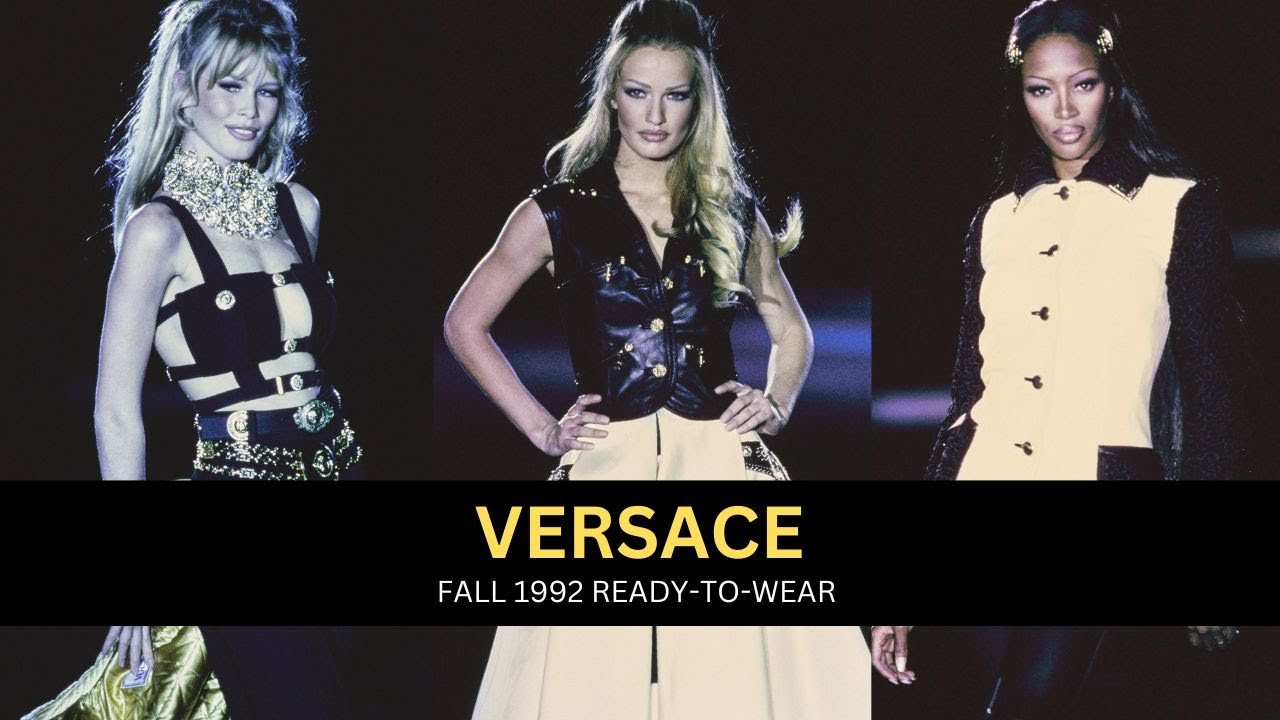 [PHOTOS] Gianni Versace Fall/Winter 1992 Ready-To-Wear Fashion Show