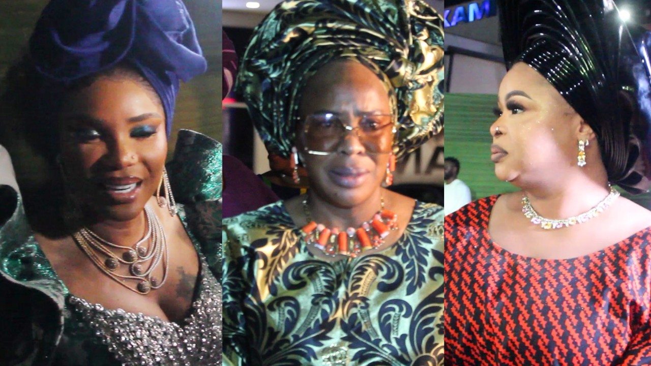 IYABO OJO, FATHIA BALOGUN DAYO AMUSA STORM MOVIE PREMIERE(IRETE)