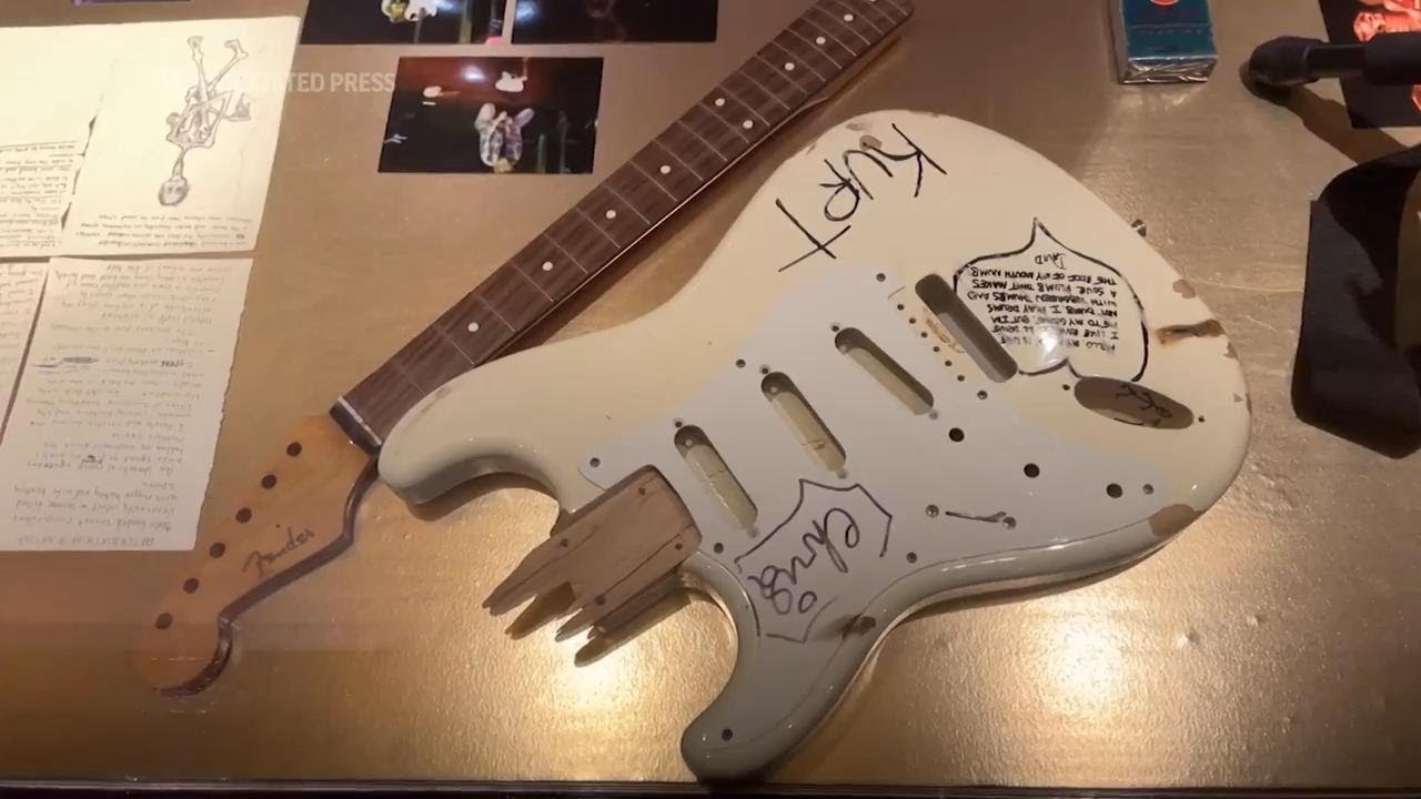 Kurt Cobain memorabilia hits auction block
