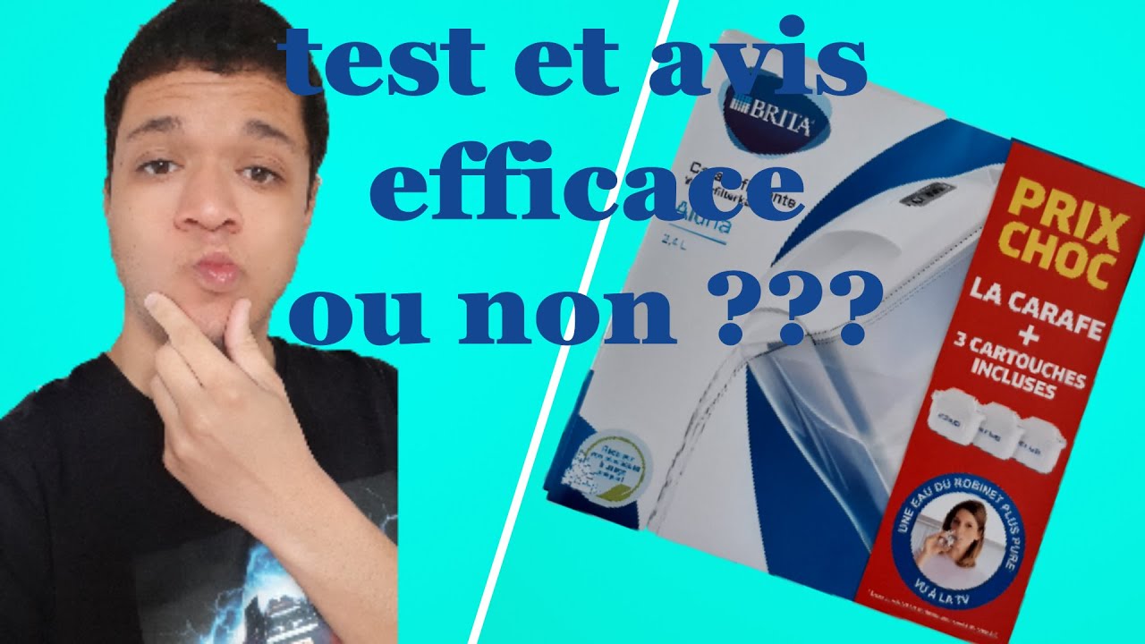 je test ma nouvelle carafe brita mon avis ?