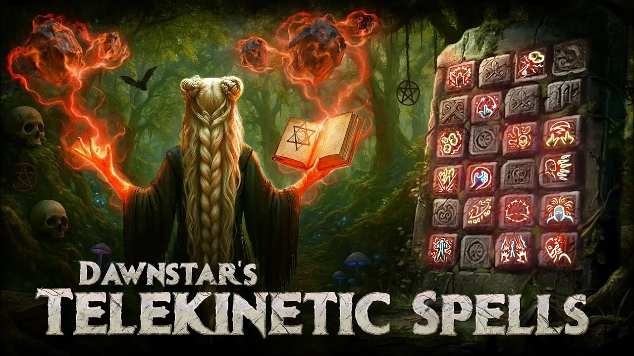 Baldur's Gate 3 - Spell Mods - Dawnstar's Telekinetic Spells
