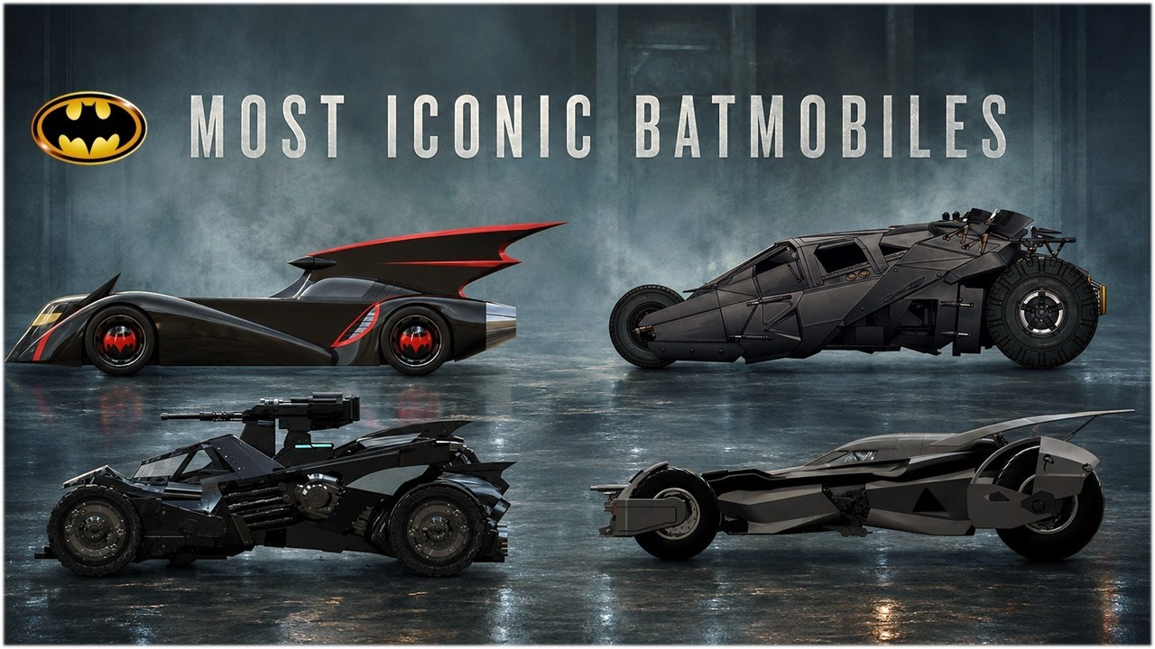 10 самых культовых бэтмобилей в истории Batman