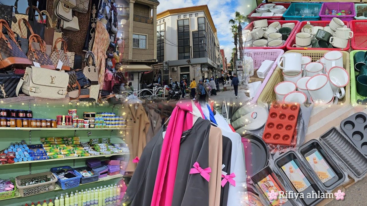 جولة في💗🛍 سوق اولاد ميمون كلشي ب 6dh 😱