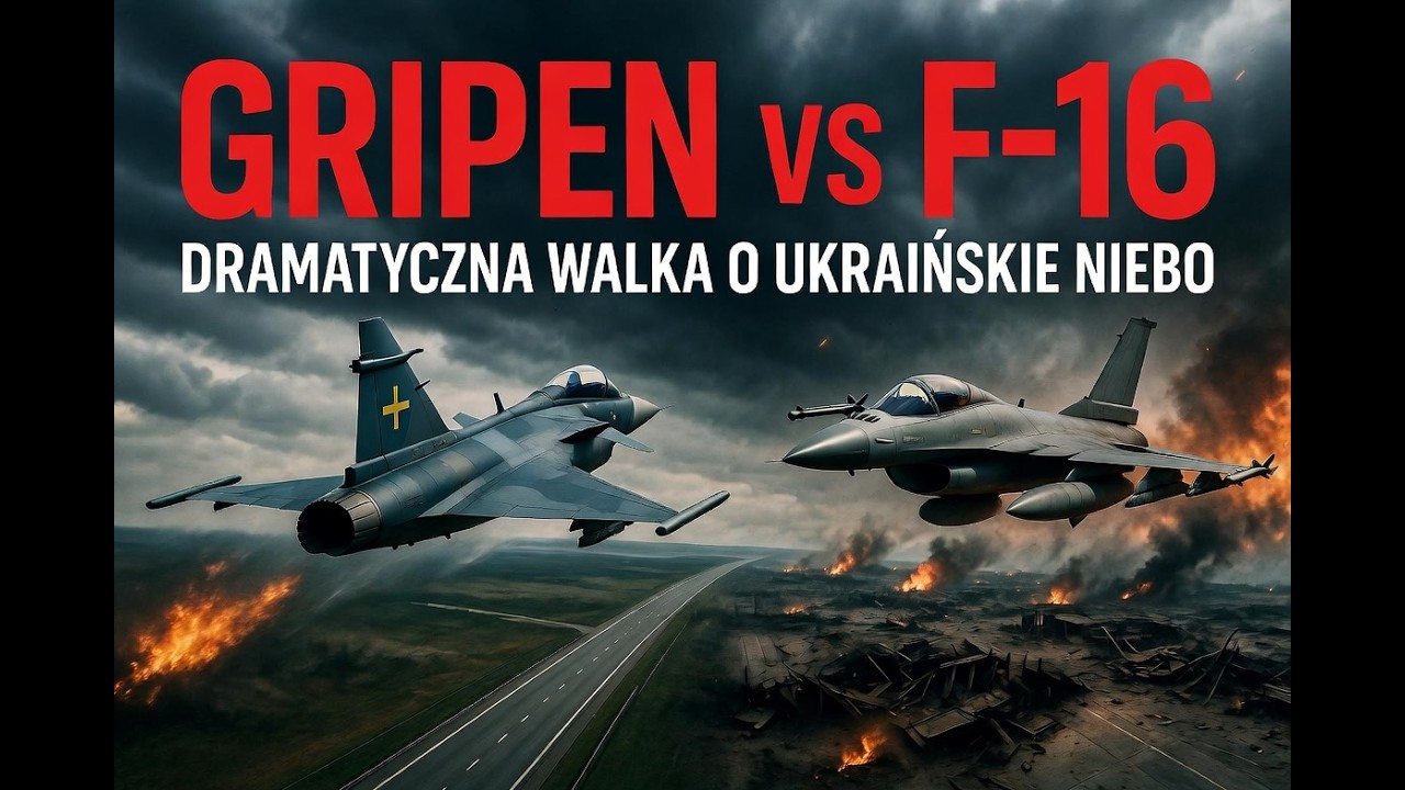 Gripen vs. F-16 nad Ukrainą