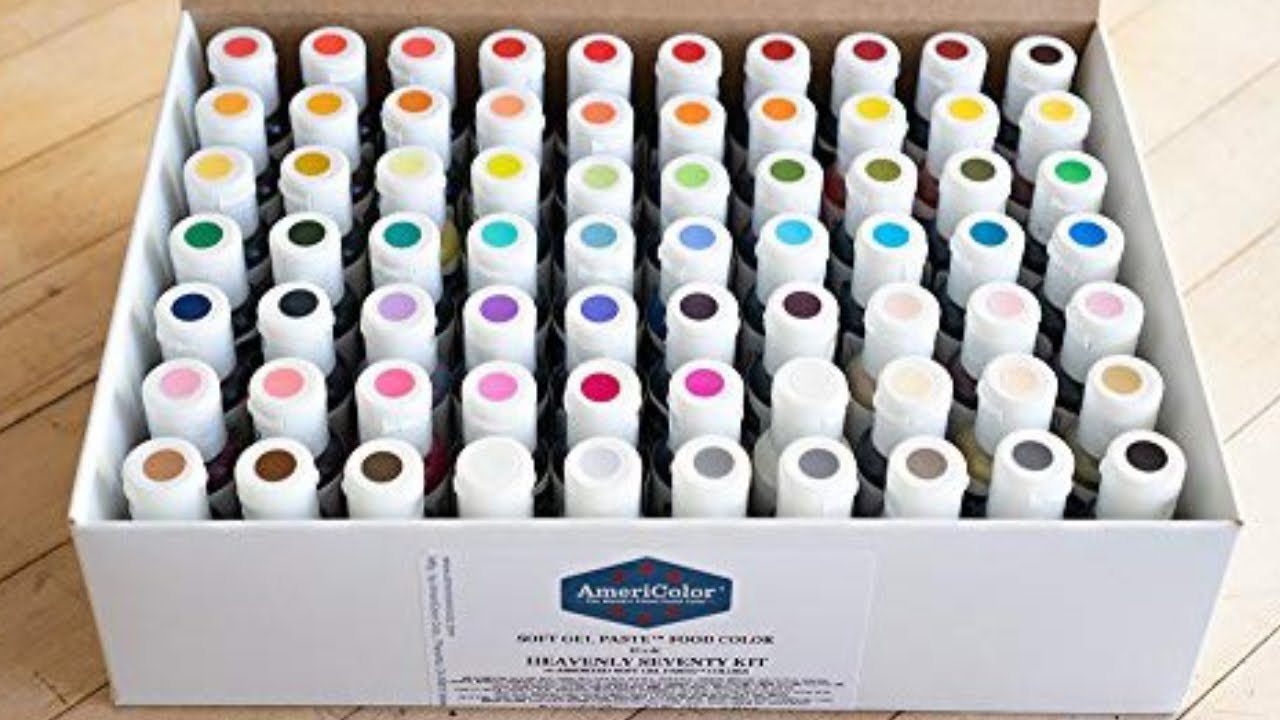 Gel Food Color | Americolor Heavenly Seventy Kit Unboxing