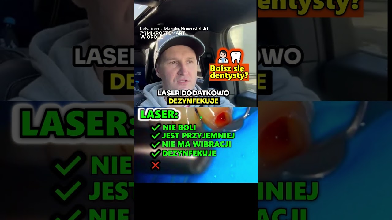 😱ZĄB vs LASER 🦷😲 (Leczenie Zęba Laserem) (Boisz Się Dentysty?)
