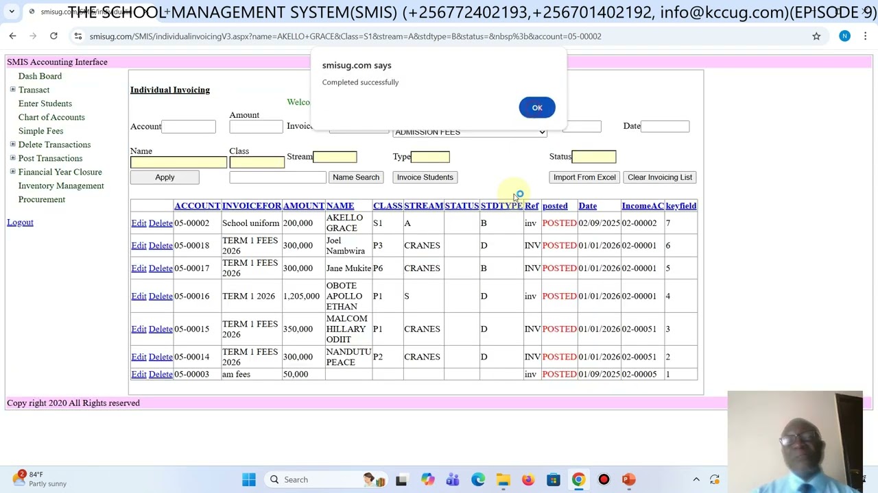 SMISDEMO EPIDODE9 INDIVIDUAL INVOICING
