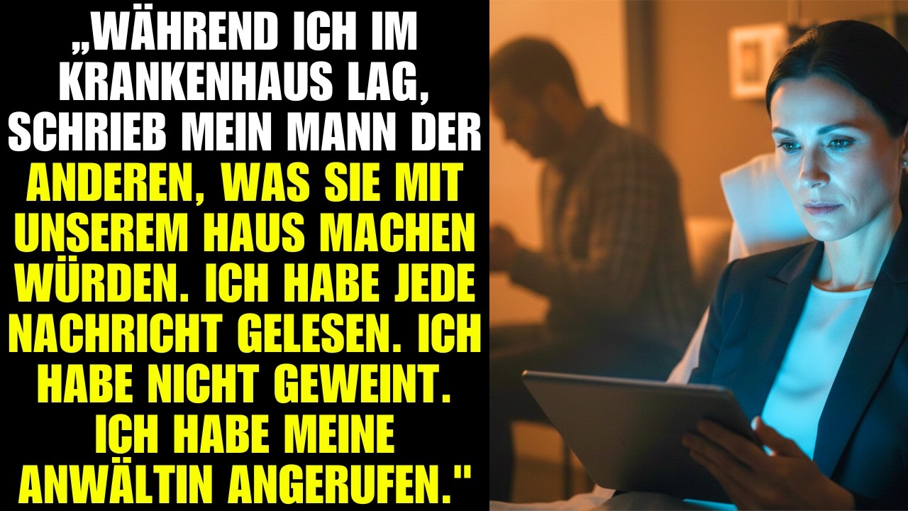 „Während ich im Krankenhaus lag, schrieb mein Mann der Anderen, was sie mit unserem Haus machen würd