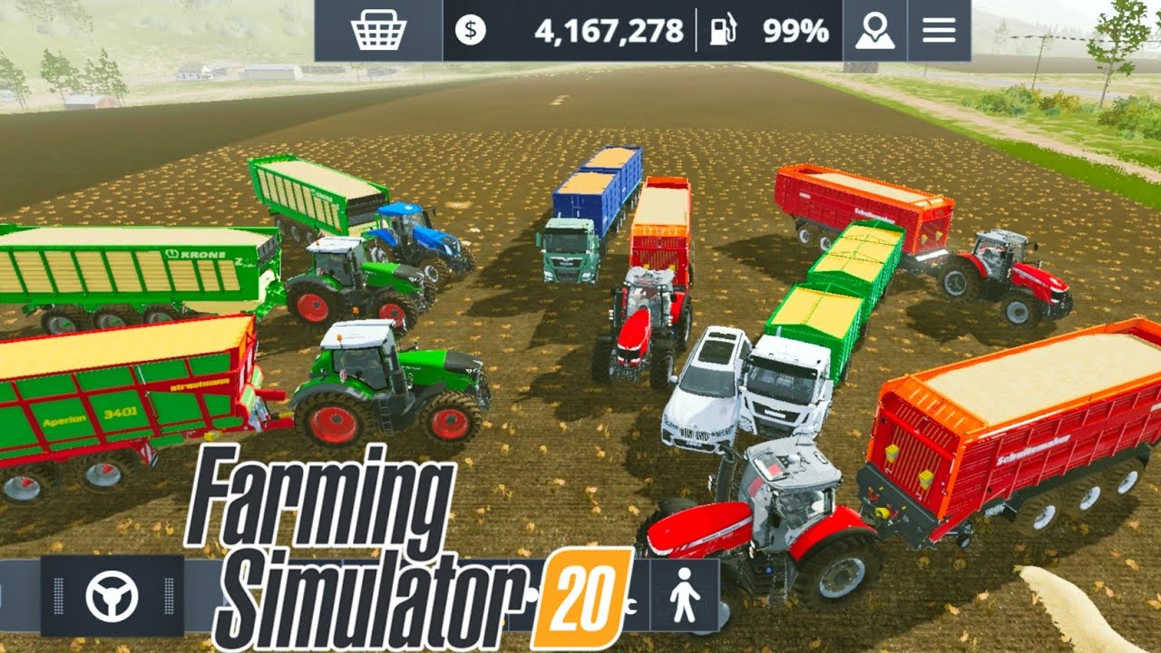 Farming Simulator 20 Animals Feeding Crops Cutting FirstLoock AndroidGameplay Fs20 @PERFECTFARMING25