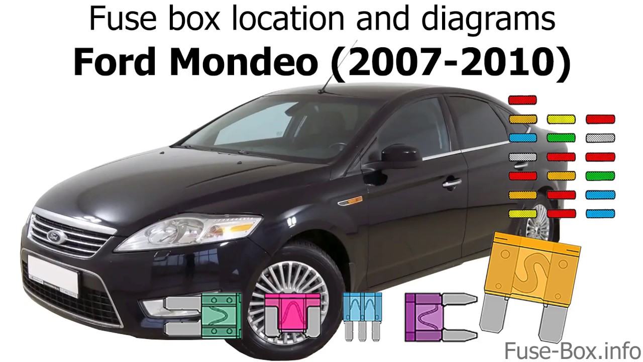Fuse box location and diagrams: Ford Mondeo (2007-2010)